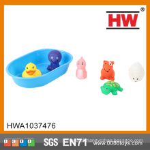 6PCS Bath Soft Rubber Animal Toys For Kids